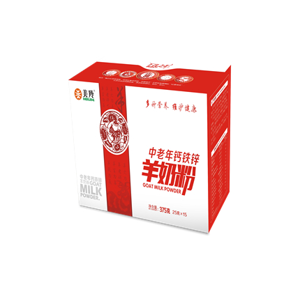 美羚中老年钙铁锌羊奶粉